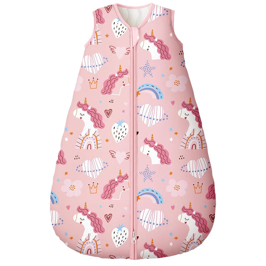 Yoofoss Baby Sleep Sack - 100% Organic Cotton Wearable Blanket for 12-18 Months | TOG 2.5, Soft & Warm
