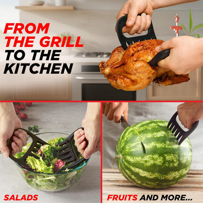Alpha Grillers Meat Shredder Claws - BBQ Pulling Tools for Effortless Shredding | Perfect Gift for Men