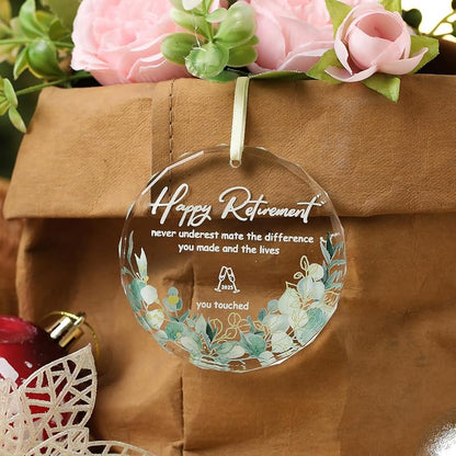 Mr & Mrs Crystal Glass Ornament 2026 - Just Married Wedding Gift 3.15" Ball, Gift Box, Lanyard
