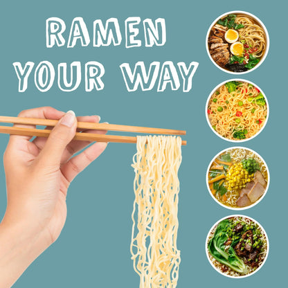 MyMini 5-inch Noodle Cooker & Skillet Electric Hot Pot, Compact Non-Stick Appliance for Ramen, Pasta, Stir Fry, Eggs, Pancakes, Dorms, RVs, Portable with Cool-Touch Handle & Preheat Indicator