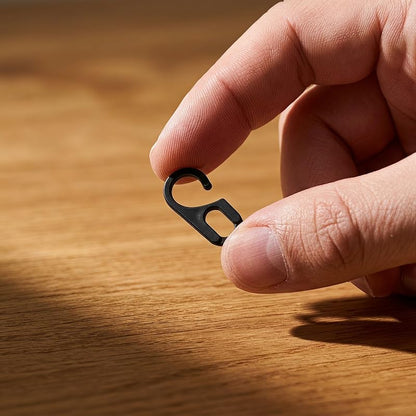 Grandfather Clock Weight Hooks and Ring Set - 2 Pairs 2.30x1.20x0.20 cm DIY Replacement