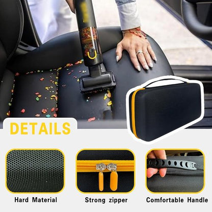 Fanttik Case for Slim V8/V10 Apex & Mate | Portable Hard Storage with Divider & Mesh Pocket