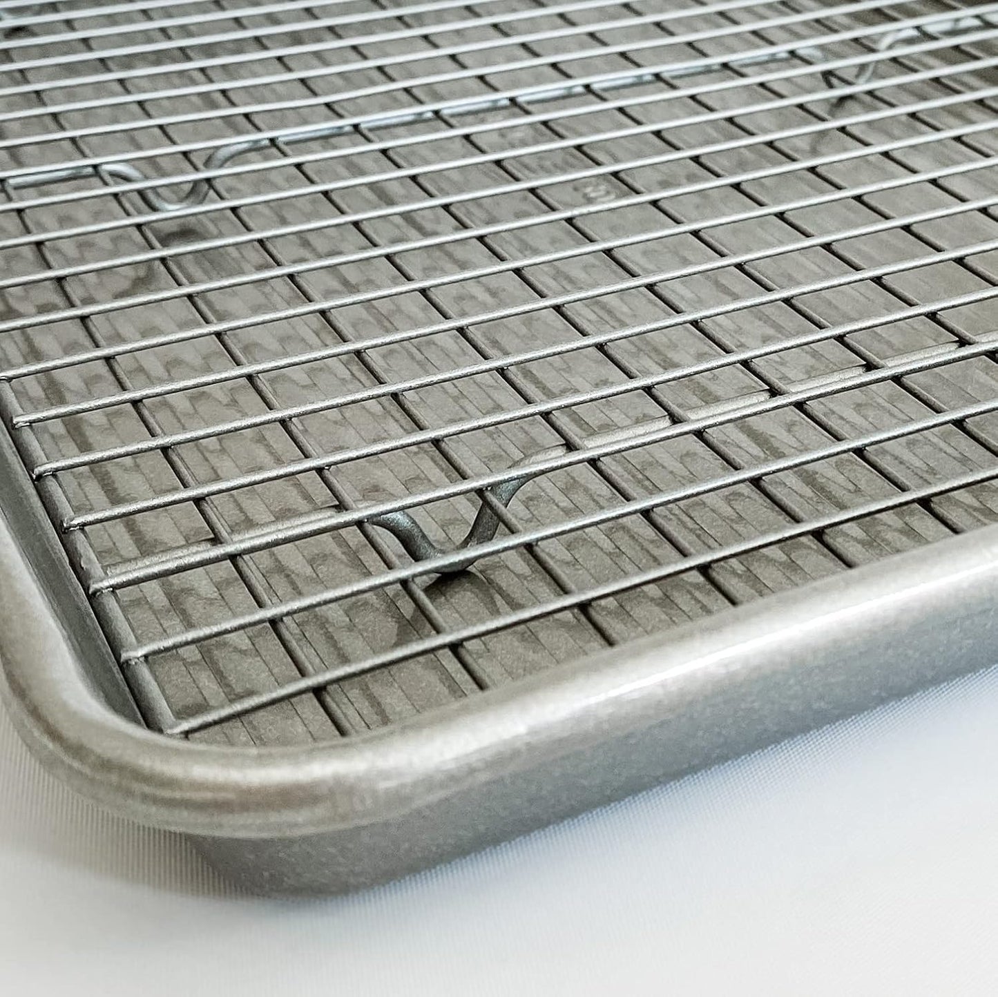 USA Pan Extra Large Baking Sheet Pan Set with Nonstick Cooling Rack - XL Metal Design