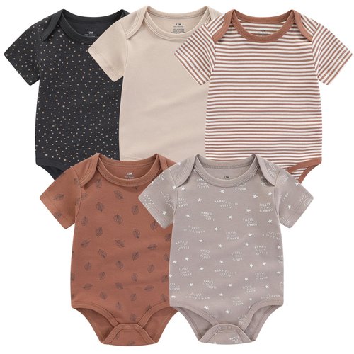 Ruliby New Born Clothes Cotton Layette Gift Outfit Set Unisex Baby Clothing and Accessories 0-3 Months