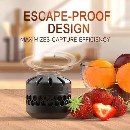 EPA Establishment No.100240-CHN-1 Fruit Fly Traps - Reusable Escape-Proof Design with Powerful Fruit Bait (2 x 60ml)