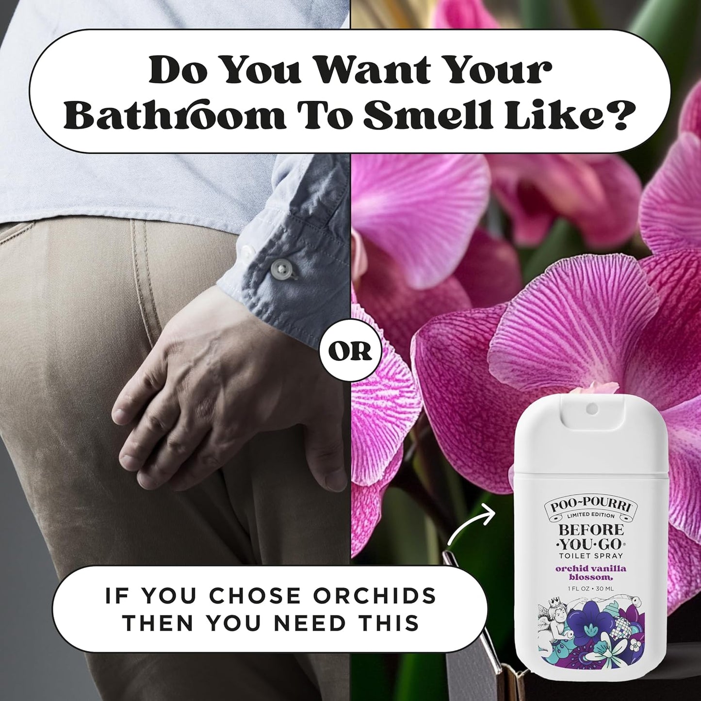 Poo-Pourri Bloom in the Bathroom Set | Before-You-Go Toilet Sprayers - Travel Size Odor Removers - 2 Pack
