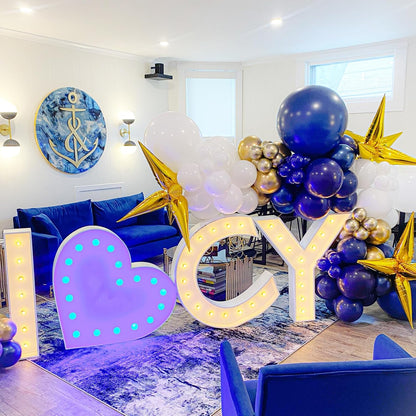 Voircoloria Navy Blue Balloons - 66 Pack of 12-Inch Dark Blue Latex Party Balloons for Celebrations