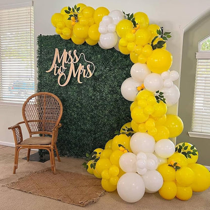Awenztech Yellow Balloons - 12-Inch Latex Balloons | 50-Pack for Baby Showers & Birthday Parties