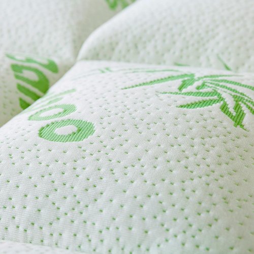 ANALIN® Bamboo Viscose Mattress Topper - Soft, Breathable King Size Pillow Top for Back Pain Relief | Fits 6-18 Inch Mattresses