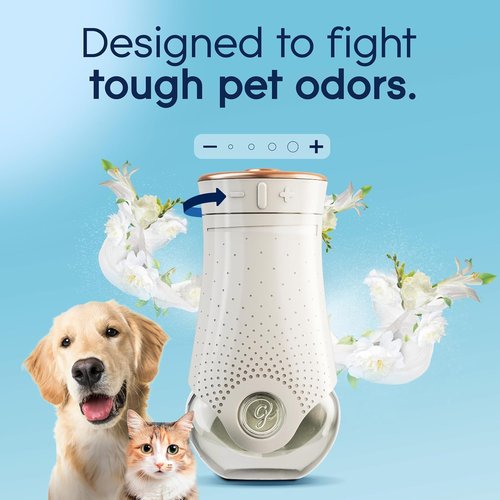 Glade PlugIns Air Freshener Starter Kit - Pet Fresh Scent | Includes 1 Warmer & 1 Refill, 0.67 Fl Oz