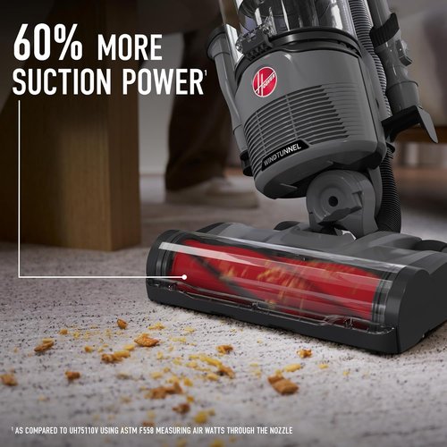 Hoover WindTunnel Pet Bagless Upright Vacuum Cleaner - Lightweight, Swivel Steering for Carpet & Hard Floors
