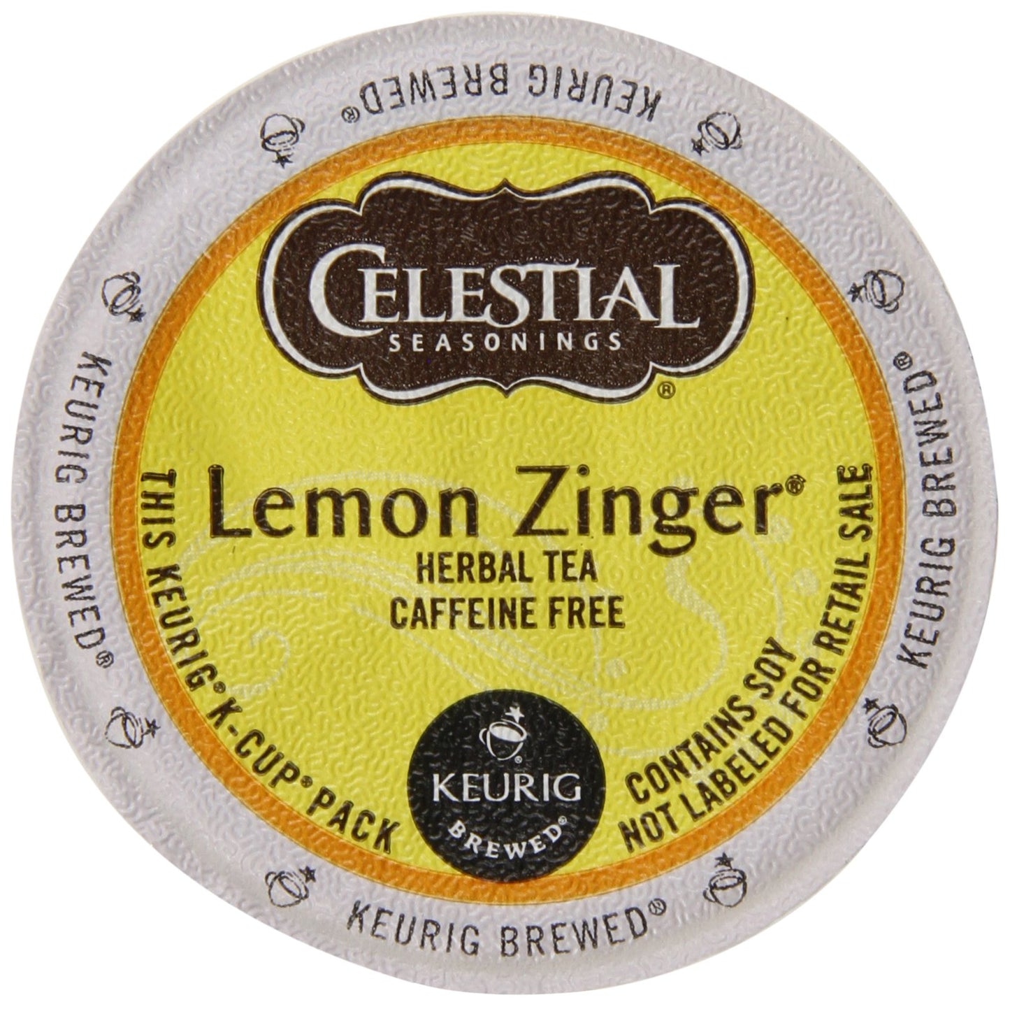 Celestial Seasonings Lemon Zinger Herbal Tea, 24 Count