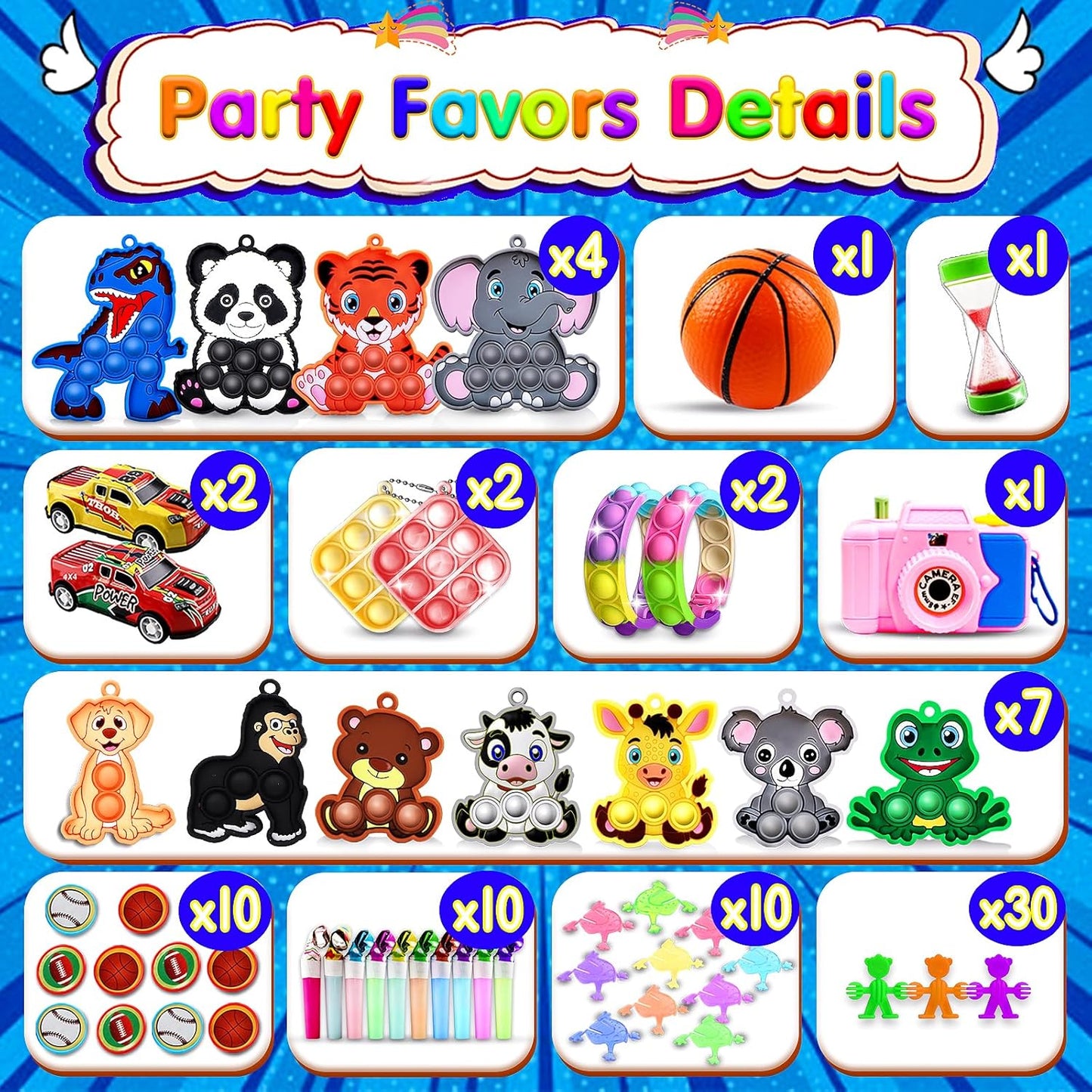 Skiennix 320PCS Party Favors - Fun Easter Egg Fillers & Fidget Toys for Kids | Classroom Prizes & Pinata Stuffers