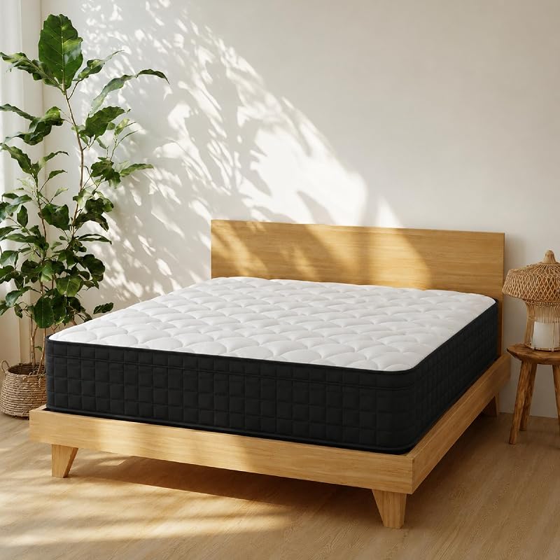 Full Size Hybrid Innerspring Mattress 54 x 75 - Pocket Coils, Gel Memory Foam, CertiPUR-US