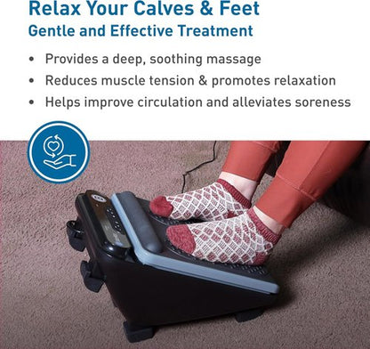 BodyMed Foot Massager | Deep Tissue Vibration Massage Therapy | At-Home Massager with Remote Control | Fast Relief from Neuropathy, Plantar Fasciitis, Improves Circulation
