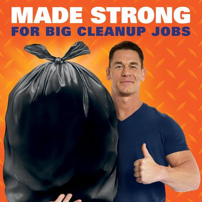 Hefty | 30 Gallon Easy Flaps Trash Bags - Durable & Convenient Waste Disposal Solution