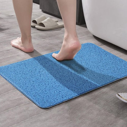 Asvin Soft Textured Bath, Shower, Tub Mat, 24x32 Inch, Phthalate Free, Non Slip Comfort Bathtub Mats with Drain, PVC Loofah Bathroom Mats for Wet Areas, Quick Drying