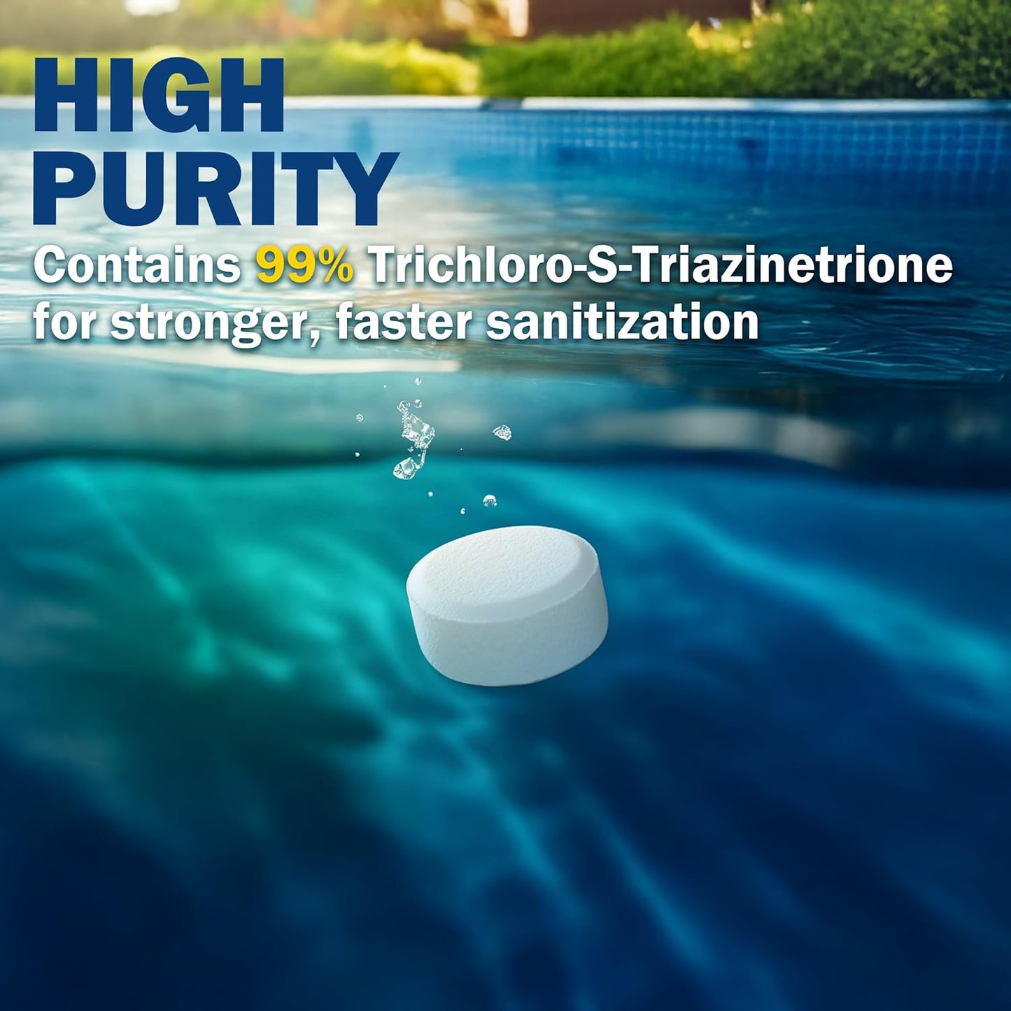 XtremeClear Chlorine Tablets - Long-Lasting 1" Stabilized Tablets for Pools & Spas | 1.5 Pounds