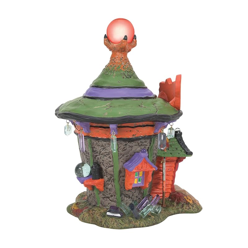 Department 56 Snow Village Halloween Cryptic Cave Crystals Lit Building, 7.68 in