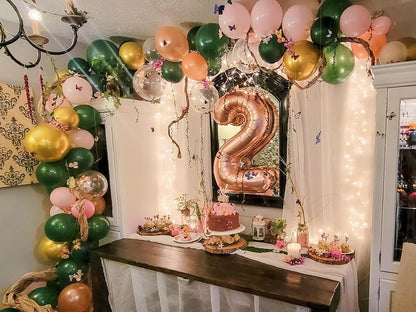 Rose Gold 40 Inch Number 8 Balloon | 8th Birthday Party Decorations for Men & Boys