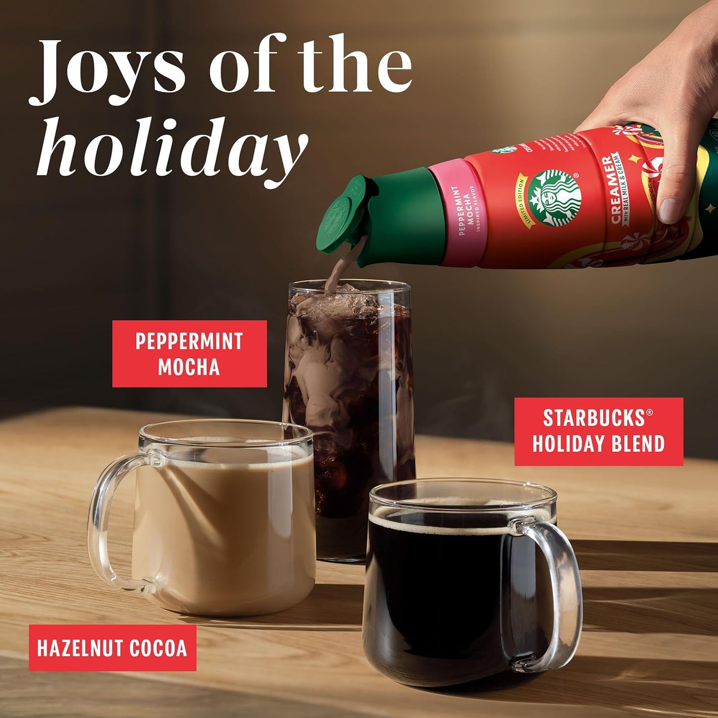 Starbucks Ground Coffee - Medium Roast Holiday Blend | 100% Arabica, 17 oz Bag