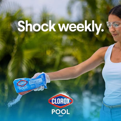 Clorox® Pool&Spa™ Shock XTRABLUE® Plus - Kills Bacteria & Algae in 15 Minutes | 6-Pack