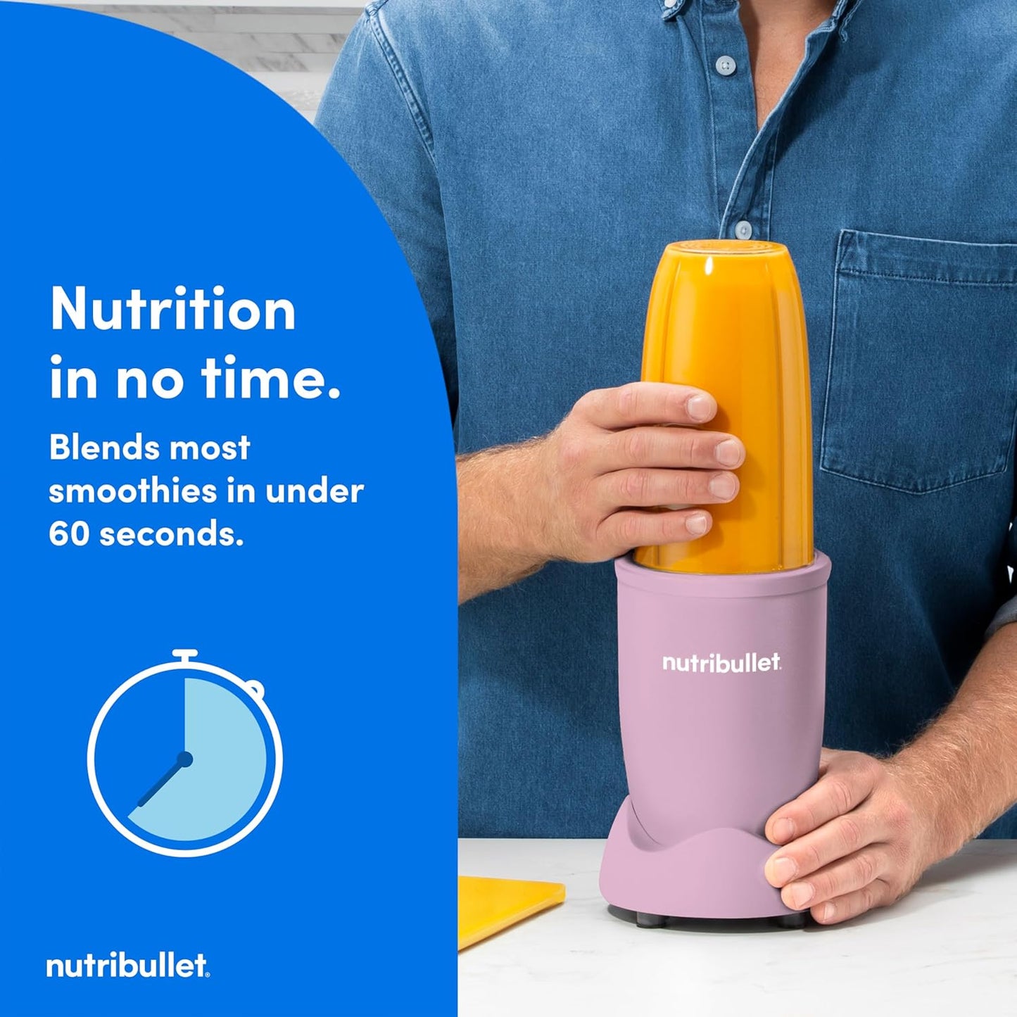 Nutribullet® Pro Nutrient Extractor - 900W Power for Smoothies | Matte Lavender Finish