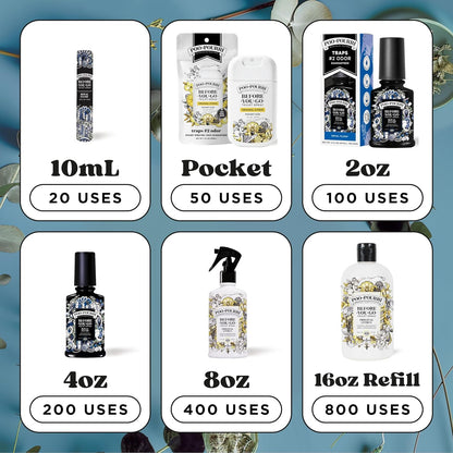 Poo-Pourri Before-You-Go Toilet Spray - Royal Flush, Eucalyptus & Spearmint, 2 Fl Oz
