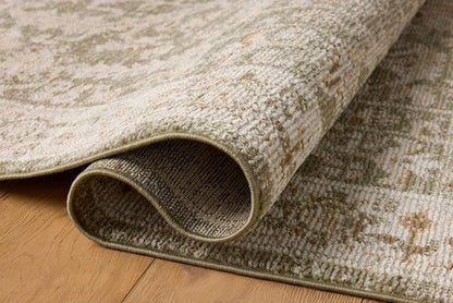 Loloi Magnolia Home | Pace Collection PAC-06 Area Rug - Forrest/Natural - 7'10" x 10' Size