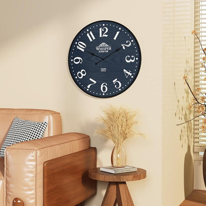 3More 24-Inch Silent Battery-Operated Wall Clock - Blue (Variation of THIS listing)