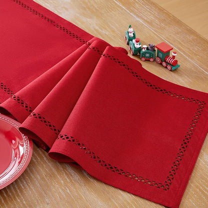 Red Burlap Table Runner 60 Inches Long - Variation of THIS Listing: Red+13×60 Inch