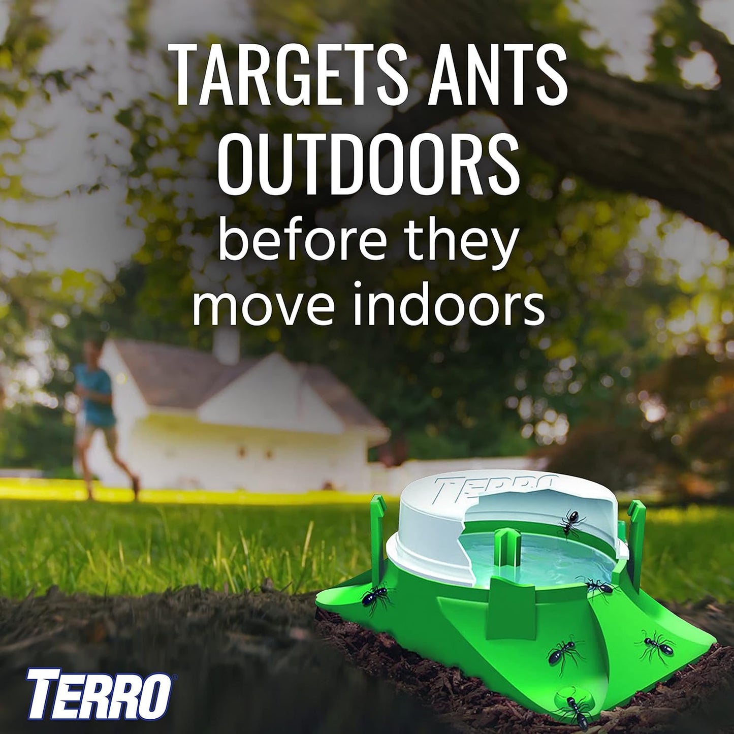 TERRO T1806SR Outdoor Liquid Ant Baits - 2-Pack with 12 Effective Traps for Home Protection