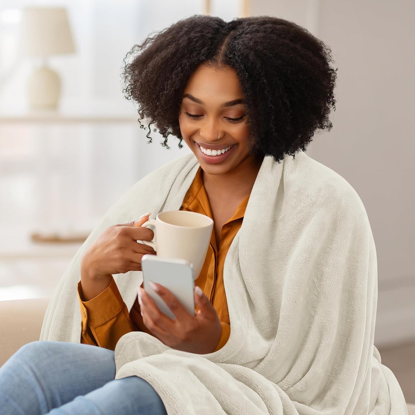 Utopia Bedding Fleece Blanket - Ultra Soft Twin Size (60x80 Inches) | Cozy, Warm & Lightweight Winter Decor