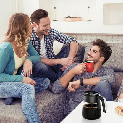 12 Cup Coffee Pot Replacement Compatible with Ninja Coffee Maker CFP101 CFP201 CFP301 CFN601 CFP307 CFN602 CM400 CM401 CF090, Glass Carafe for Ninja with Brew-Through Lid, BPA Free, Dishwasher Safe