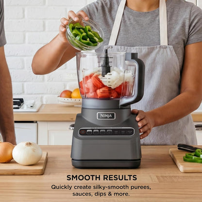 Ninja Professional Plus Food Processor - 1000 Peak Watts, 4 Functions, 9-Cup Bowl, Silver | BN601