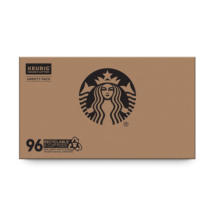 Starbucks K-Cup Coffee Pods - Medium Roast Variety Pack for Keurig | 100% Arabica, 96 Pods