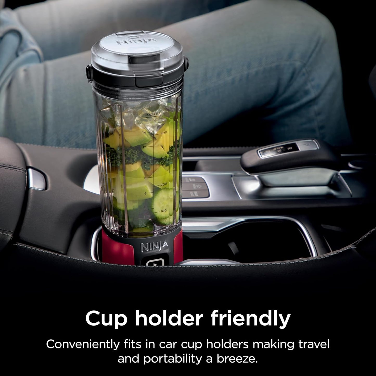 Ninja Blast Portable Blender - Cordless 18oz Personal Blender for Shakes & Smoothies | Leakproof Lid, USB-C, Red