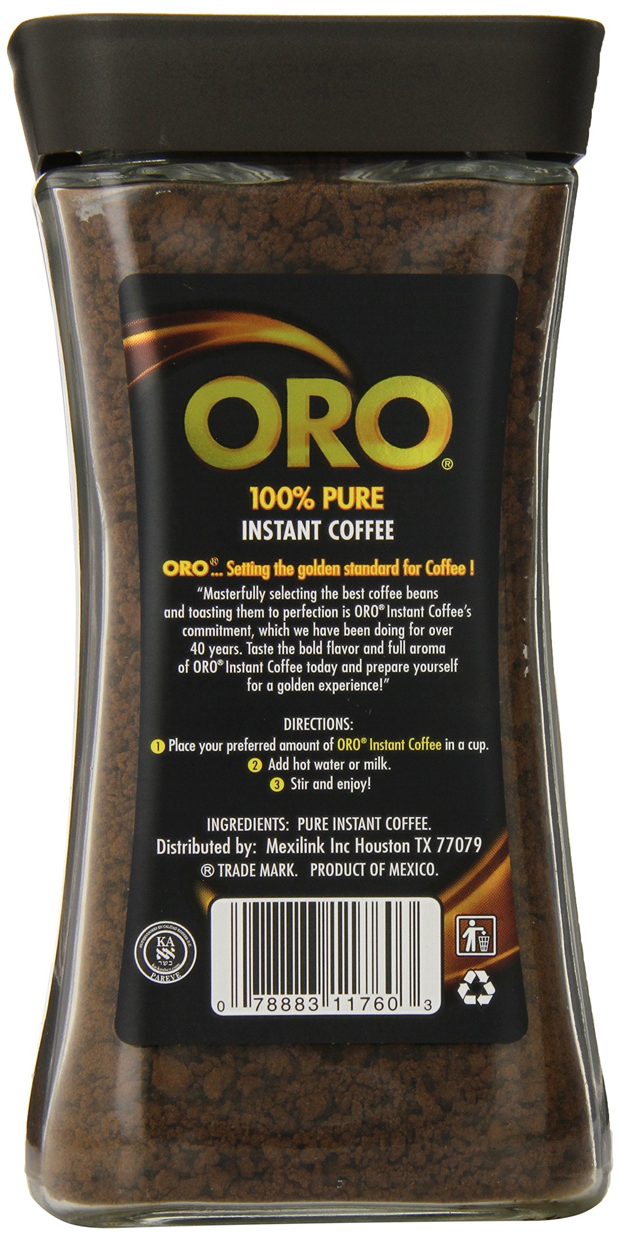 Oro Instant Coffee, 7 Ounce