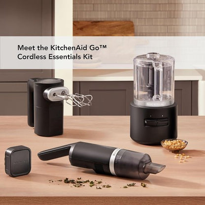 KitchenAid Go™ Cordless Kitchen Bundle - Hand Mixer, Food Chopper & Vacuum in Black Matte