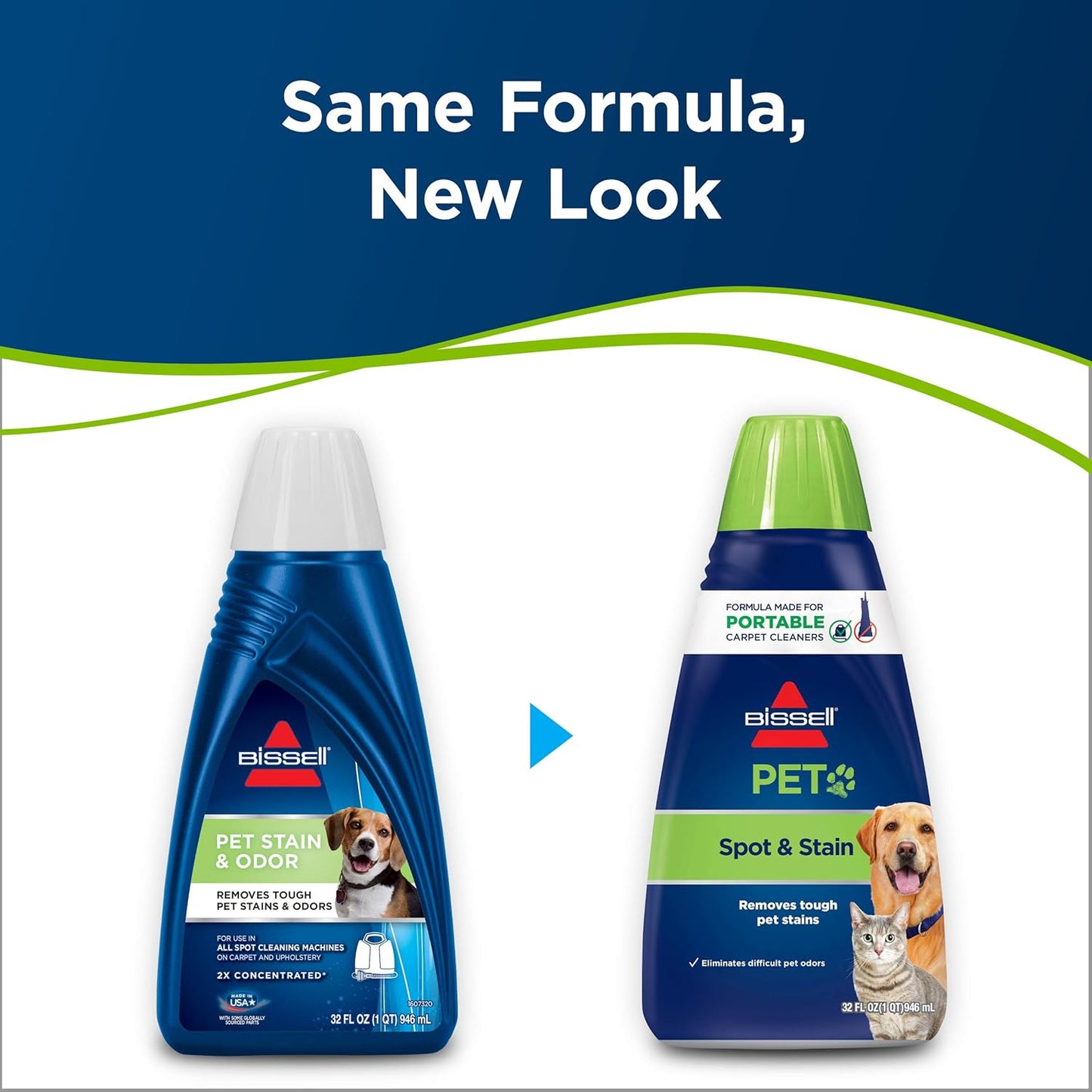 Bissell 74R7 Pet Stain & Odor Portable Machine Formula - 32 Ounce for Effective Cleaning