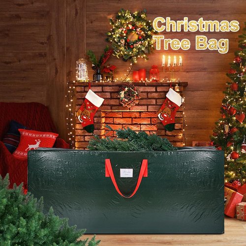 KRYSTY Christmas Tree Storage Bag - Durable Waterproof Design for 9 Ft Holiday Trees | Zippered with Carry Handles