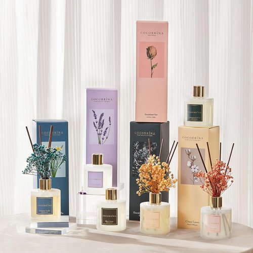 COCORRÍNA Reed Diffuser - Olive Flower Scent for Relaxing Home Ambiance | Elegant Design