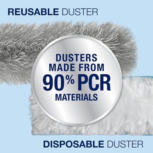Bona High Performance Dusting System - Extendable Handle with 3 Disposable & 1 Reusable Duster