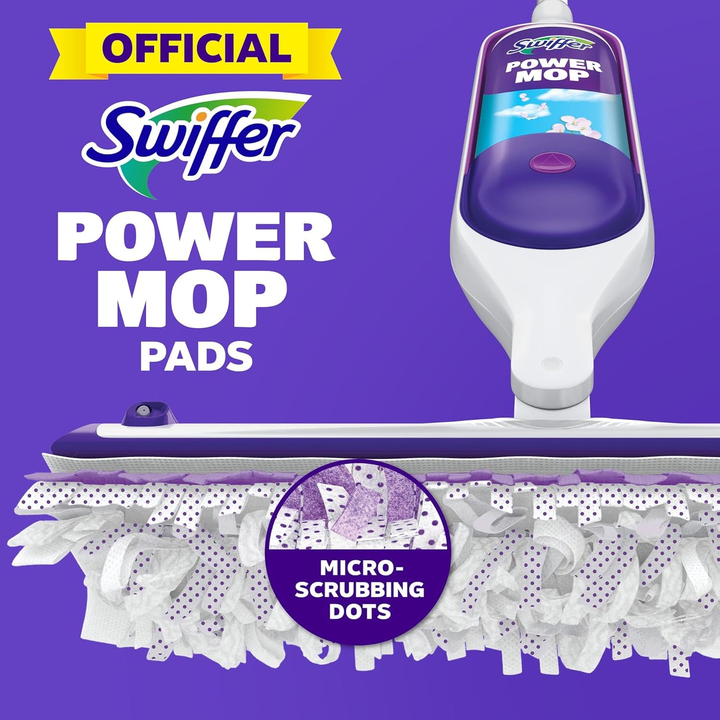 Swiffer PowerMop Multi-Surface Mopping Pad Refills - 11 Count for Effective Floor Cleaning