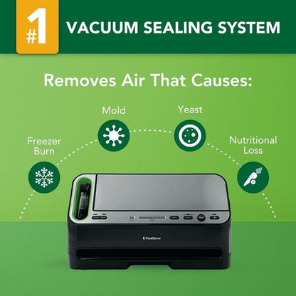 FoodSaver V4400 Vacuum Sealer Machine - Automatic Bag Detection & Starter Kit Included