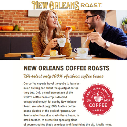 New Orleans Roast - Dark Roast Ground Coffee, 12 Oz (Pack of 1) - A Bold and Intense Coffee Experience