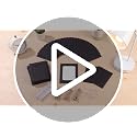 35 Pack Black Paper Photo Frames 4x6 with Clips, String & Nails