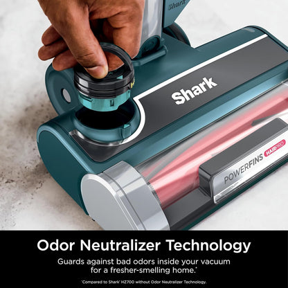 Shark HZ700 Ultralight PetPro Corded Stick Vacuum - PowerFins & Odor Neutralizer, Blue Iris