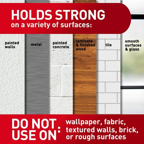 Command 15 lb Large Picture Hanging Strips - Damage-Free Wall Hangers for Home Decor | 14 Pairs (28 Strips)