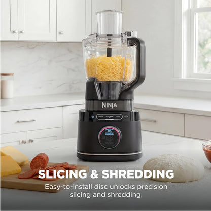 Ninja Kitchen System - All-in-One Food Processor & Blender | 8-Cup Bowl & 24 oz. To-Go Cup | 1800 Peak Watt | Black